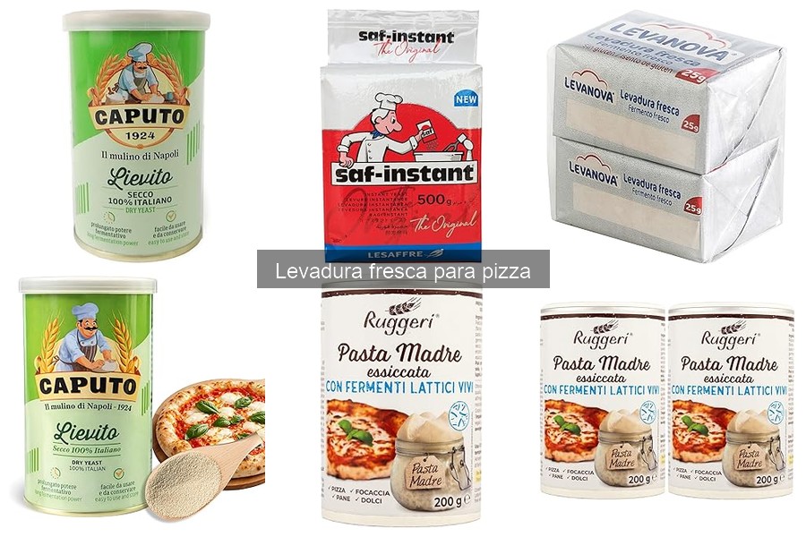 Mejores marcas de levadura fresca para pizza en casa