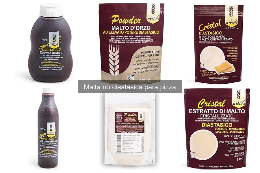 Mejores marcas de malta no diastásica para hacer pizza