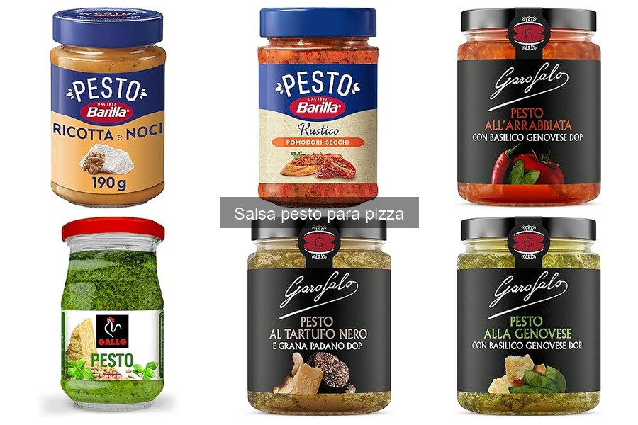 Mejores marcas de salsa pesto para pizza en Amazon