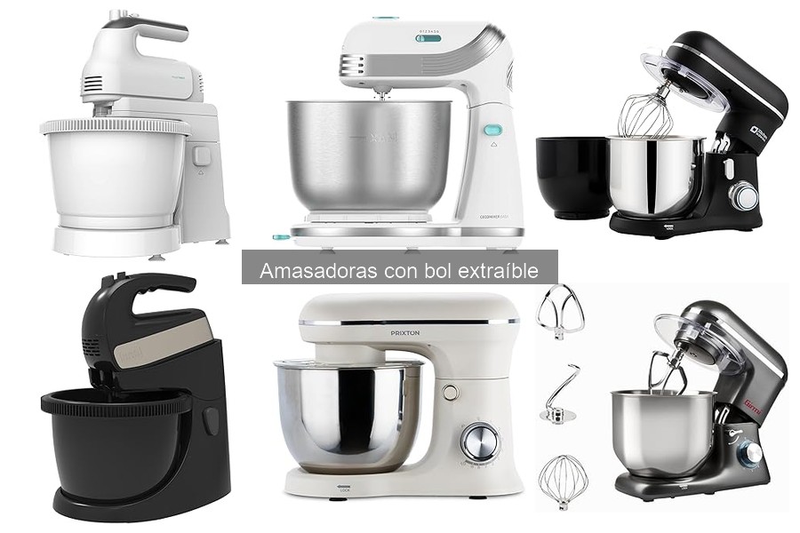 Mejores ofertas en amasadoras con bol extraíble 2023