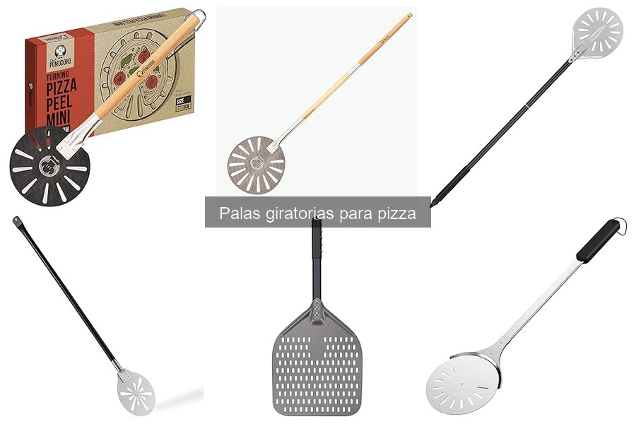 Mejores palas giratorias para pizza en 2023: Comparativa