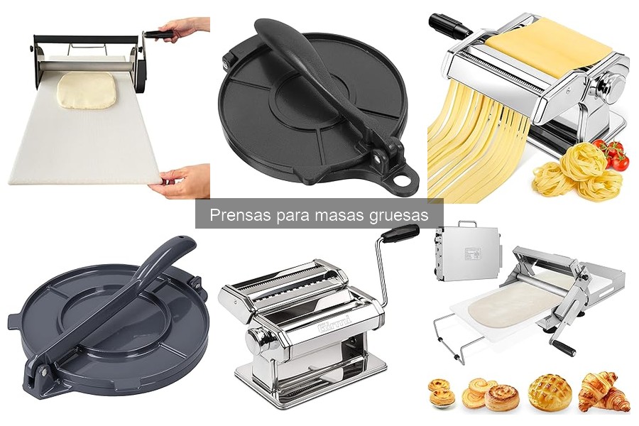 Mejores prensas para masas gruesas en 2023: comparativa