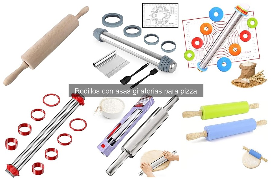 Mejores rodillos con asas giratorias para pizza en 2023