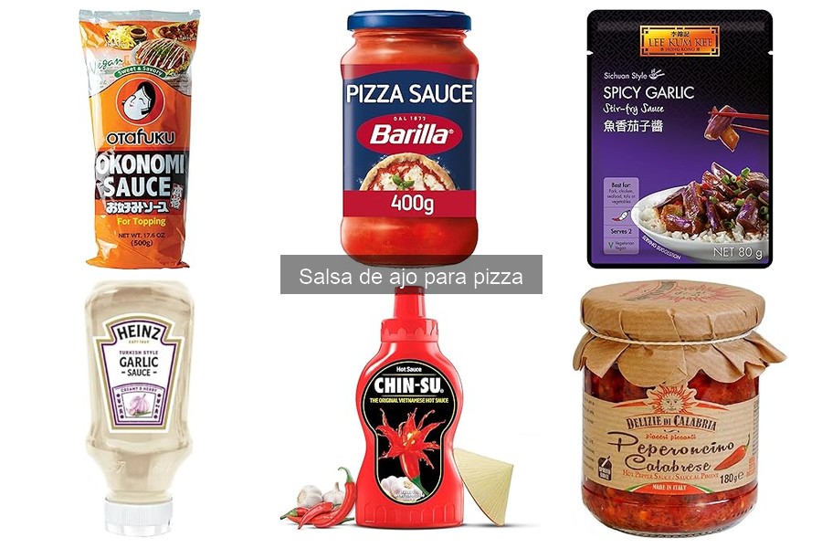 Mejores tiendas para comprar salsa de ajo para pizza