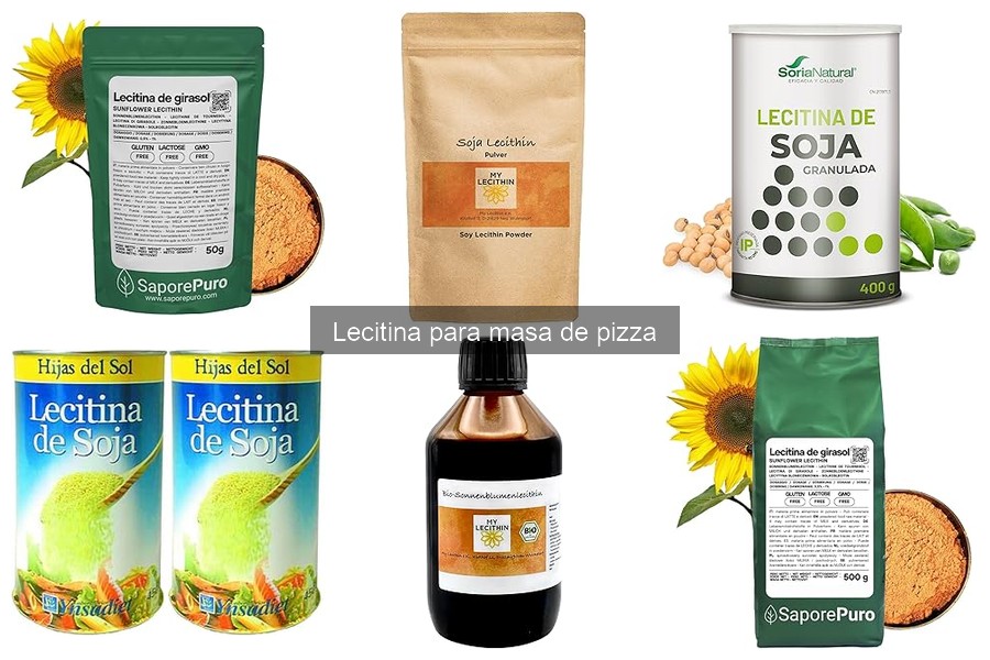 Mejores tipos de lecitina para masa de pizza