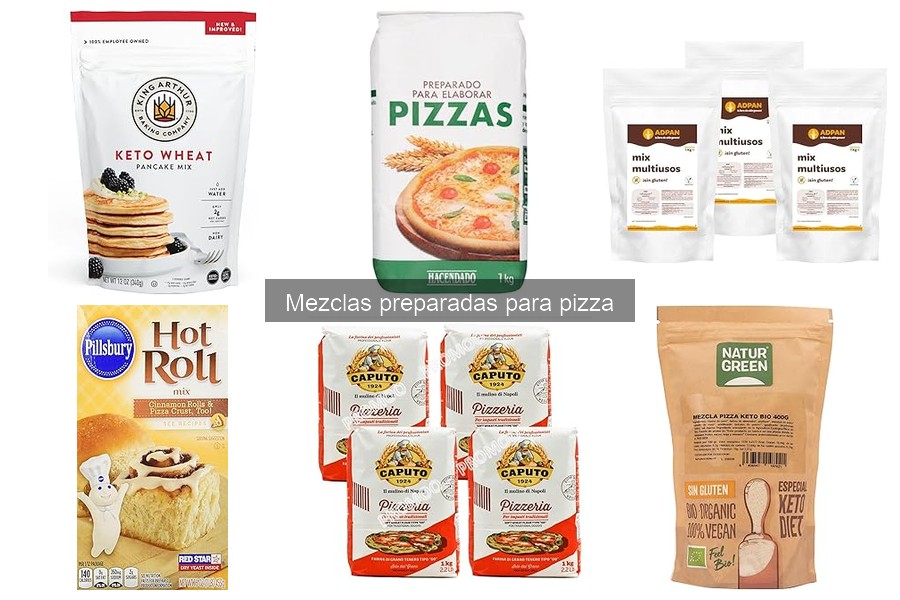 Opiniones de usuarios sobre mezclas preparadas para pizza