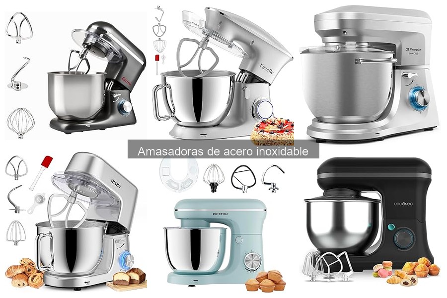 Opiniones sobre amasadoras de acero inoxidable: ¡Descubre las mejores!