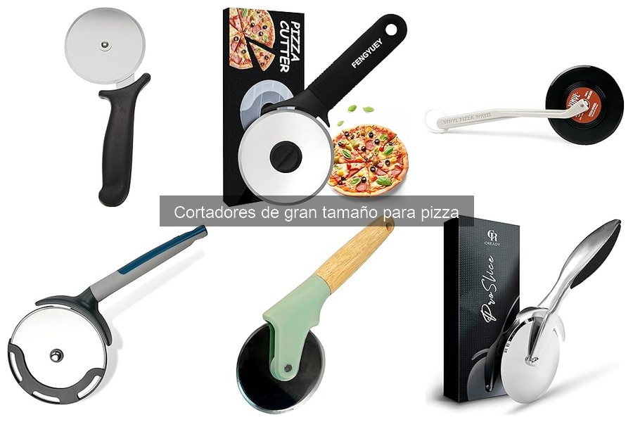 Opiniones sobre cortadores de pizza de gran tamaño