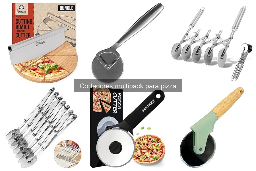 Opiniones sobre cortadores multipack para pizza en 2023