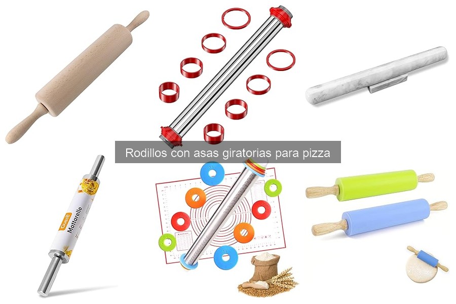 Opiniones sobre Rodillos con Asas Giratorias para Pizza