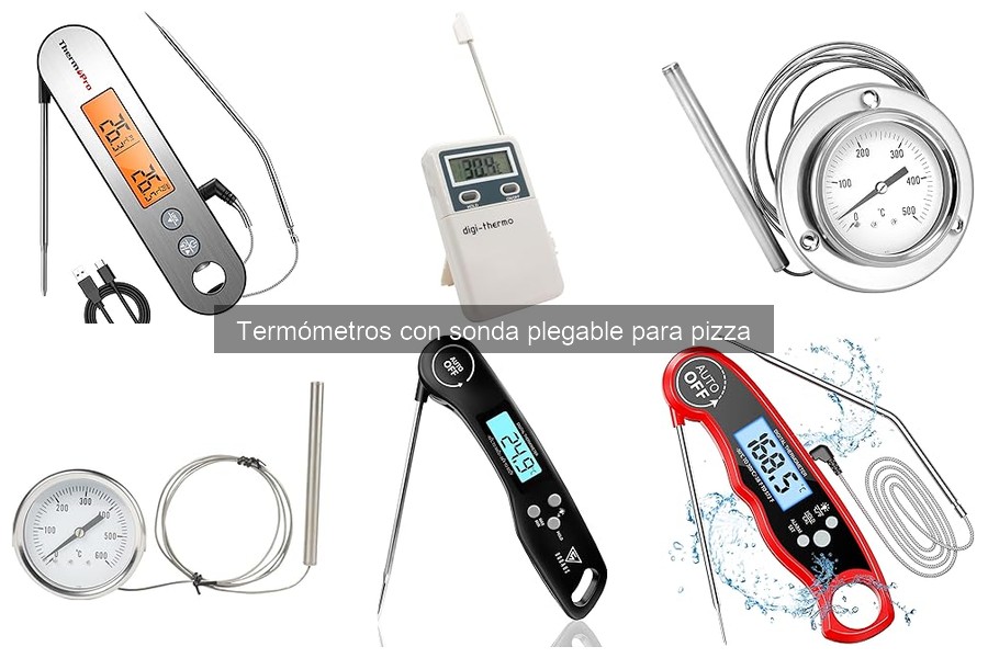 Opiniones sobre termómetros con sonda plegable para pizza