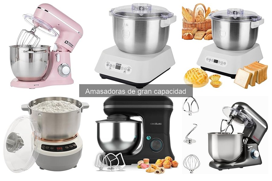 Precios de amasadoras de gran capacidad: guía actualizada