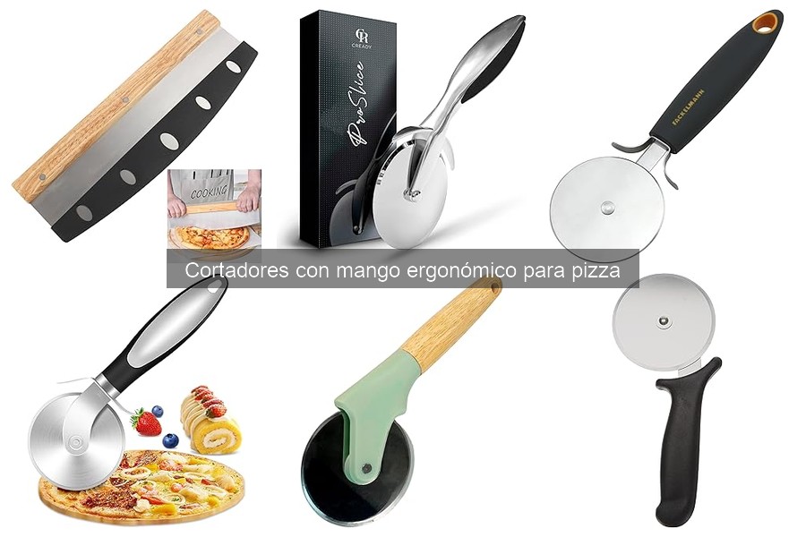 Precios de cortadores de pizza con mango ergonómico