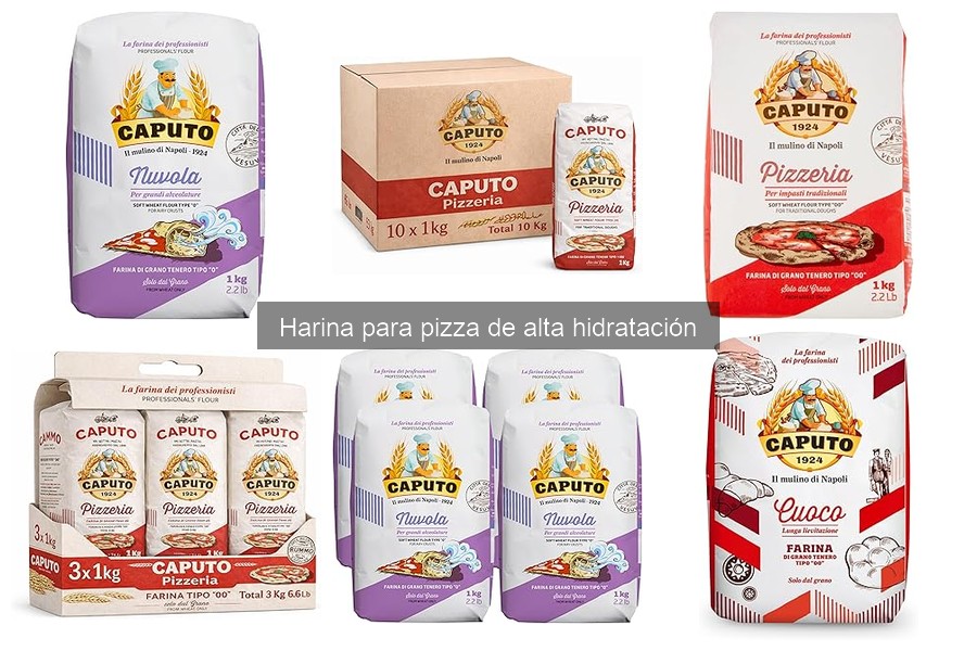 Precios de harina para pizza de alta hidratación en tiendas