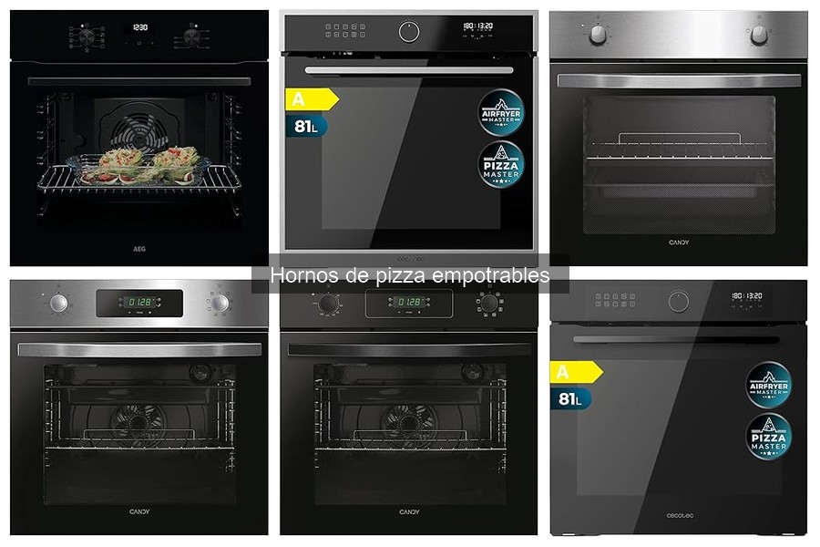 Precios de hornos de pizza empotrables: ¿cuánto invertir?