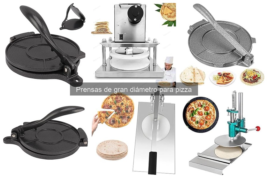 Precios de Prensas de Gran Diámetro para Pizza en 2023