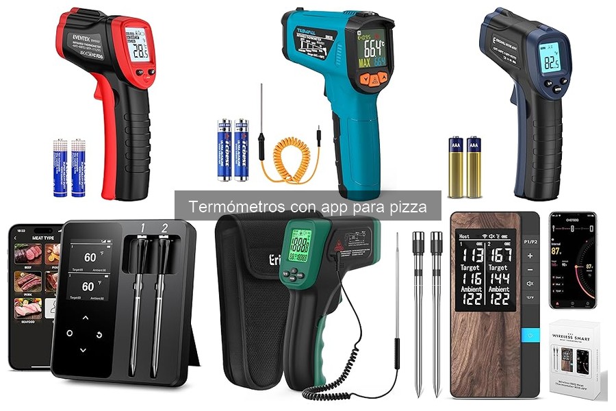 Precios de termómetros con app para hacer pizza