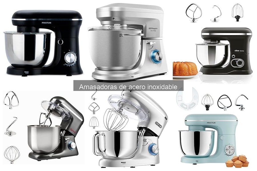 Precios promedio de amasadoras de acero inoxidable