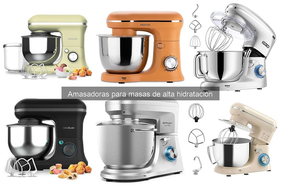 Problemas comunes con amasadoras de masas de alta hidratación