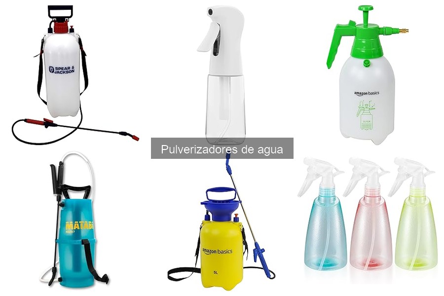 Problemas comunes con pulverizadores de agua y soluciones