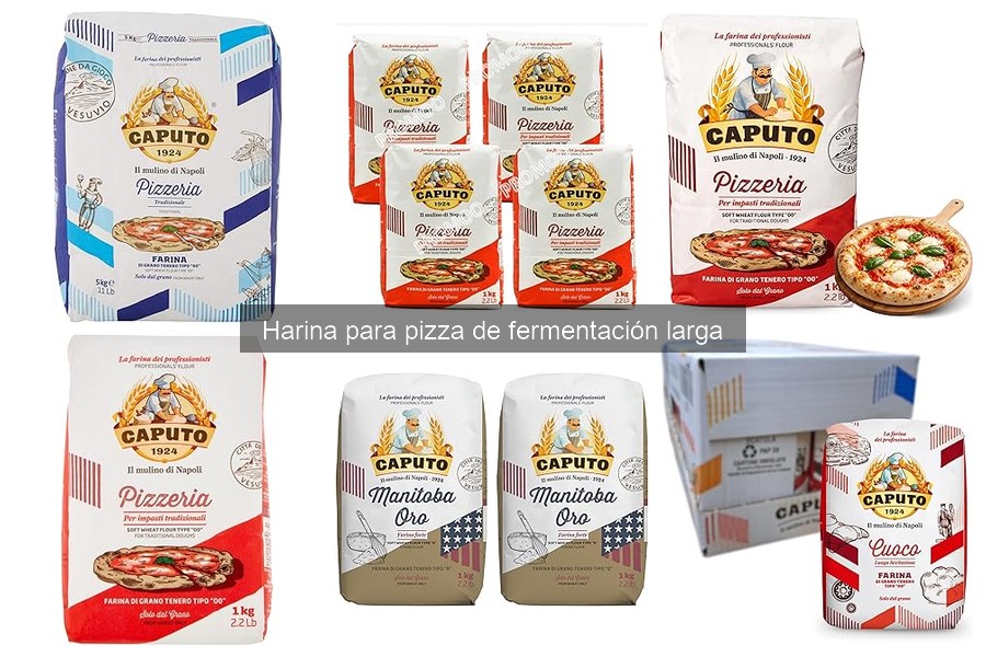 ¿Qué es la harina para pizza de fermentación larga?