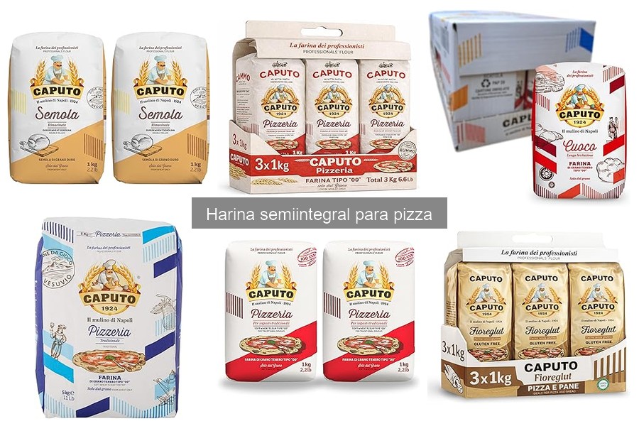 ¿Qué es la harina semiintegral para pizza? Características y usos