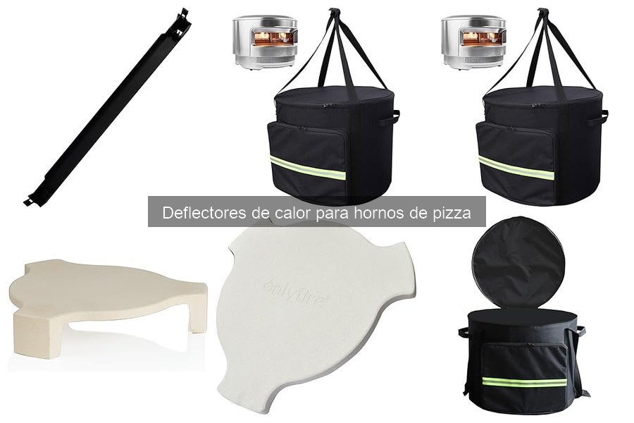 ¿Qué es un deflector de calor para hornos de pizza?
