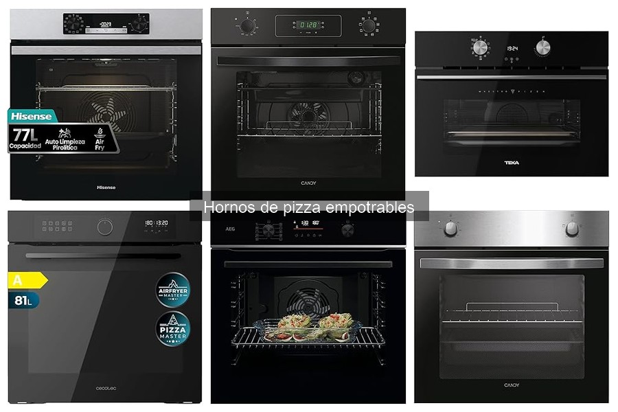 ¿Qué es un horno de pizza empotrable? Características y usos