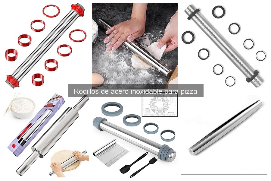 ¿Qué es un rodillo de acero inoxidable para pizza?