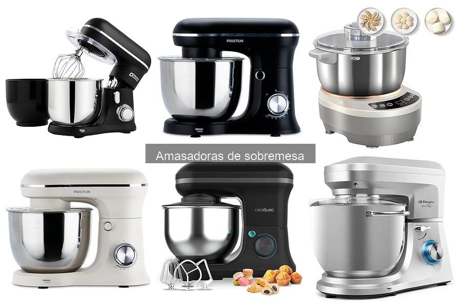 ¿Qué es una amasadora de sobremesa? Características y funciones