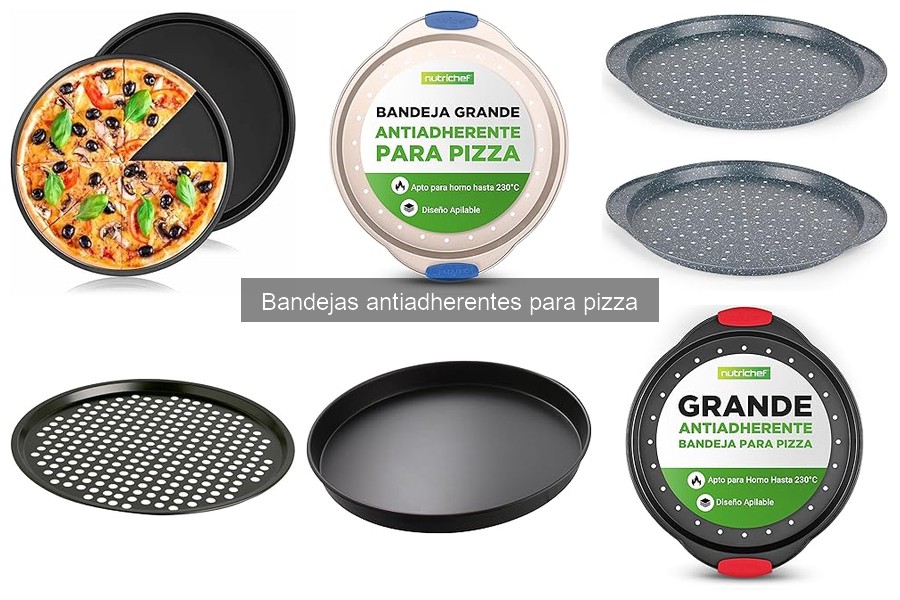 ¿Qué es una bandeja antiadherente para pizza y cómo usarla?