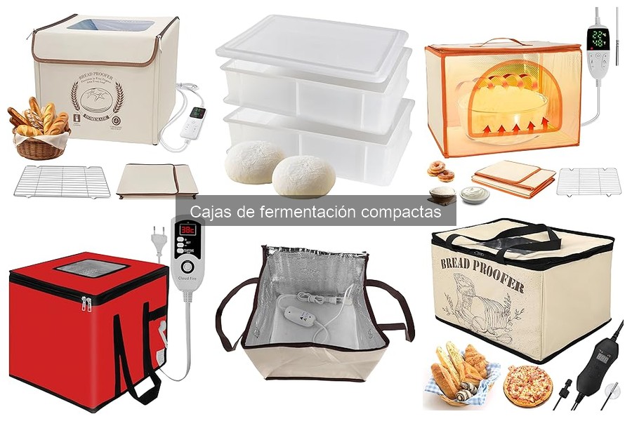 ¿Qué es una caja de fermentación compacta para pizza?