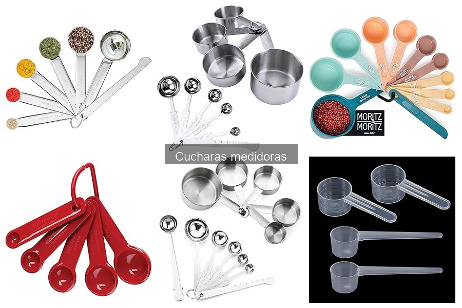 ¿Qué son las cucharas medidoras? Tipos y usos esenciales