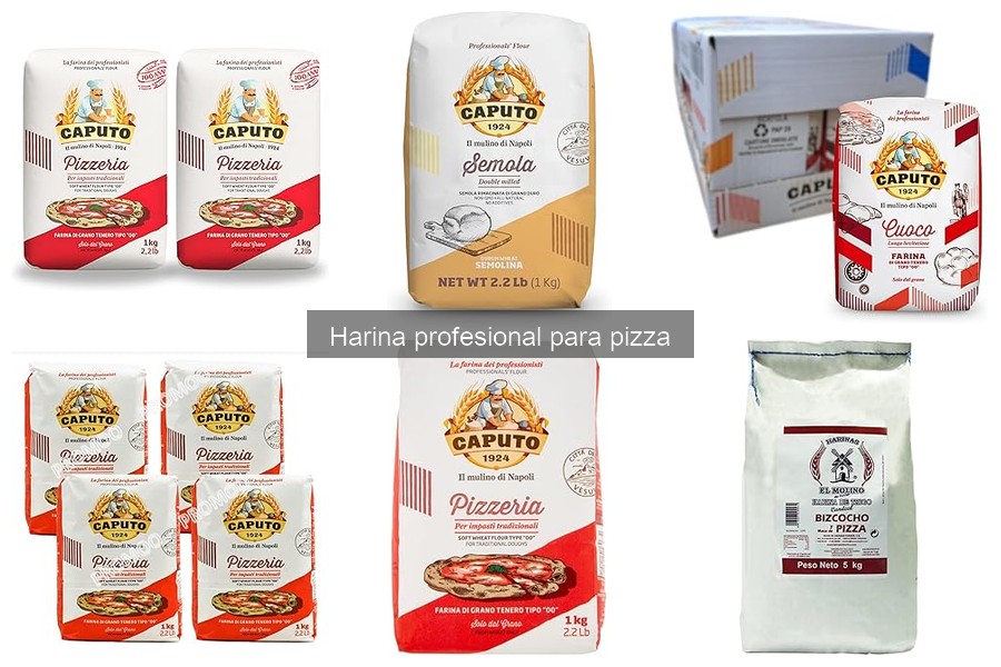 Recetas deliciosas con harina profesional para pizza