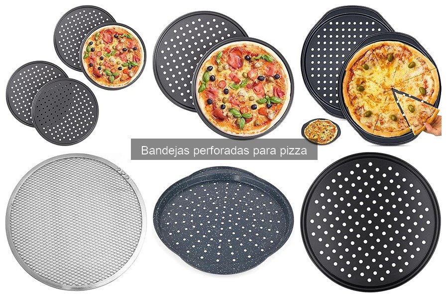 Recetas deliciosas para hacer pizza en bandejas perforadas