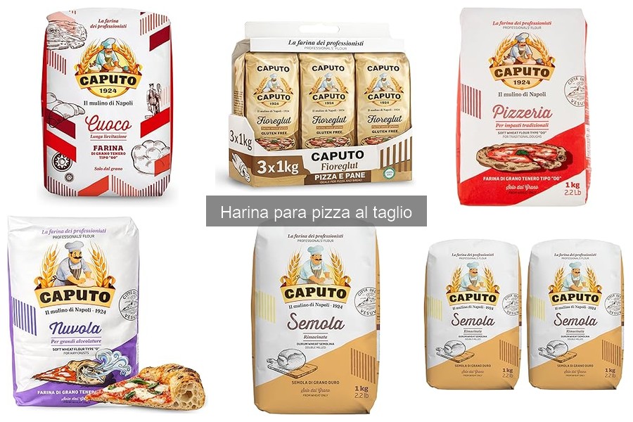 Recetas populares con harina para pizza al taglio