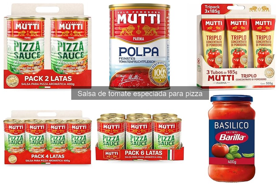 Salsa de tomate especiada para pizza: ¿Qué es y sus ingredientes?