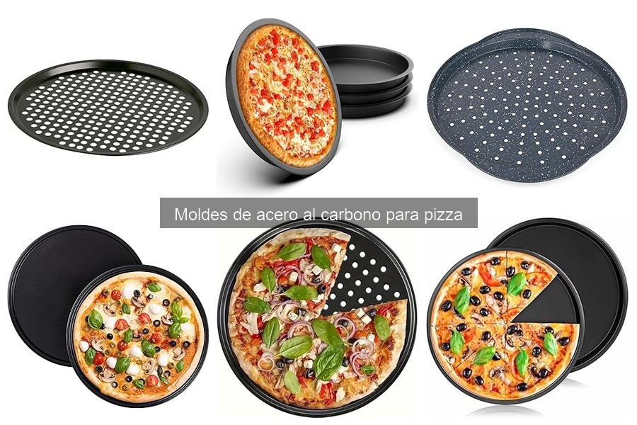 Tamaños de moldes de acero al carbono para pizza ideales