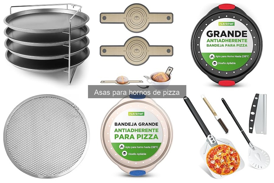 Tipos de asas para hornos de pizza: materiales y diseños