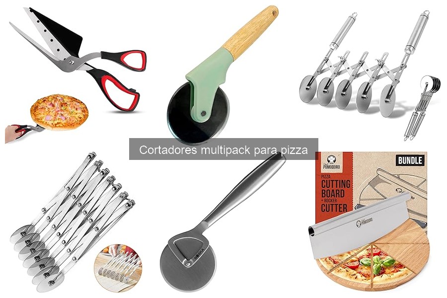 Tipos de cortadores multipack para pizza: guía completa