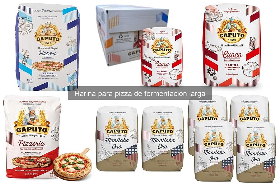 Tipos de harina para pizza de fermentación larga