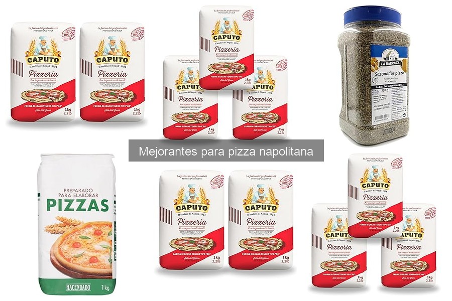 Tipos de mejorantes para pizza napolitana y sus usos