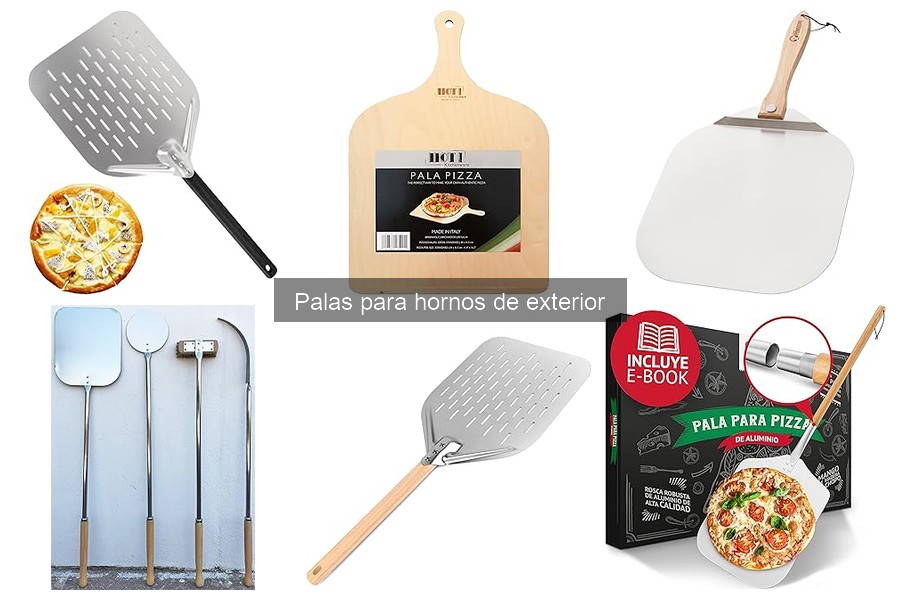 Tipos de palas para hornos de exterior: guía para principiantes