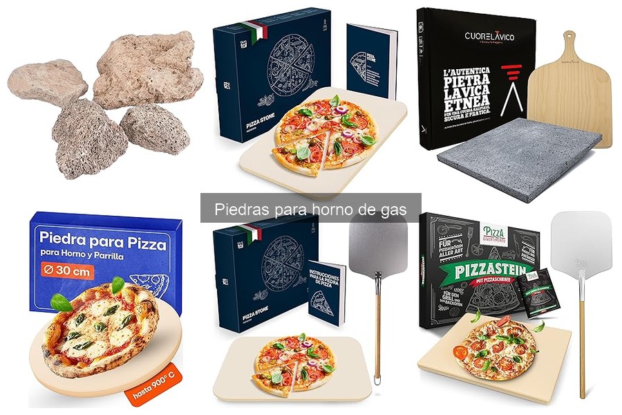 Tipos de piedras para horno de gas: guía completa