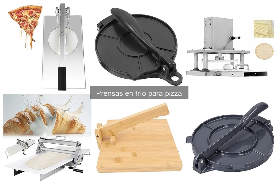 Tipos de prensas en frío para pizza y sus características