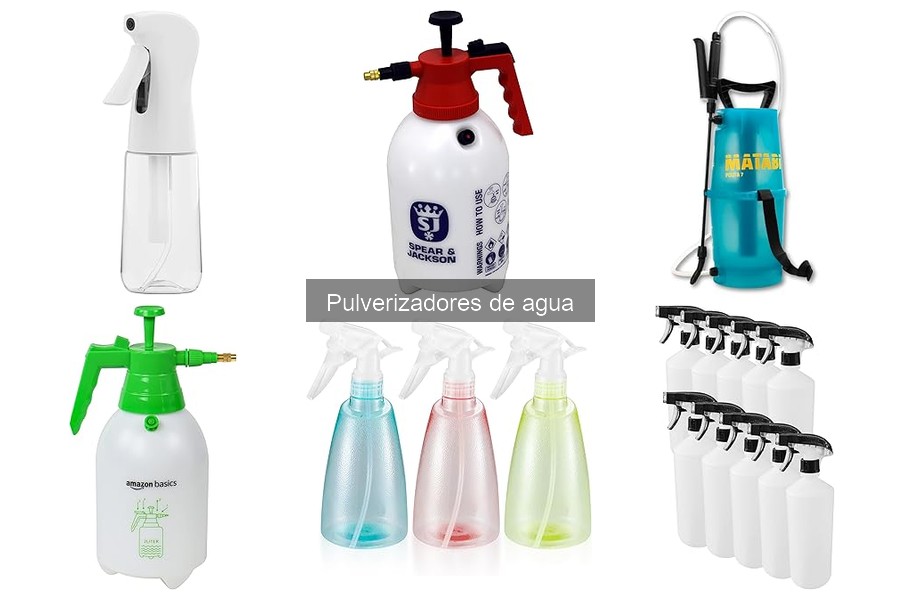 Tipos de pulverizadores de agua para hacer pizza en casa
