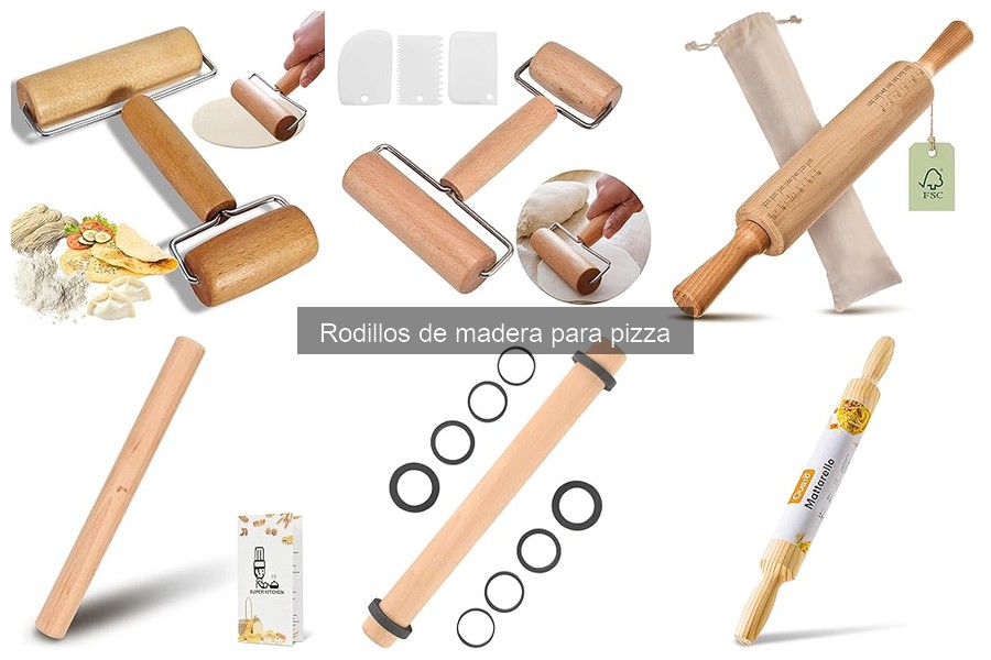 Tipos de rodillos de madera para hacer pizza: guía completa