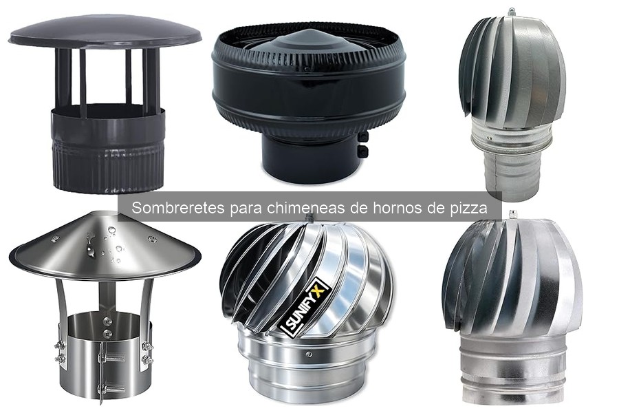 Tipos de sombreretes para chimeneas de hornos de pizza