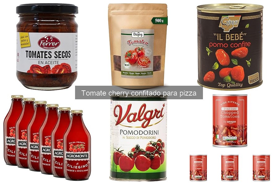 Tomate cherry confitado vs. tomate normal: Comparativa de sabores