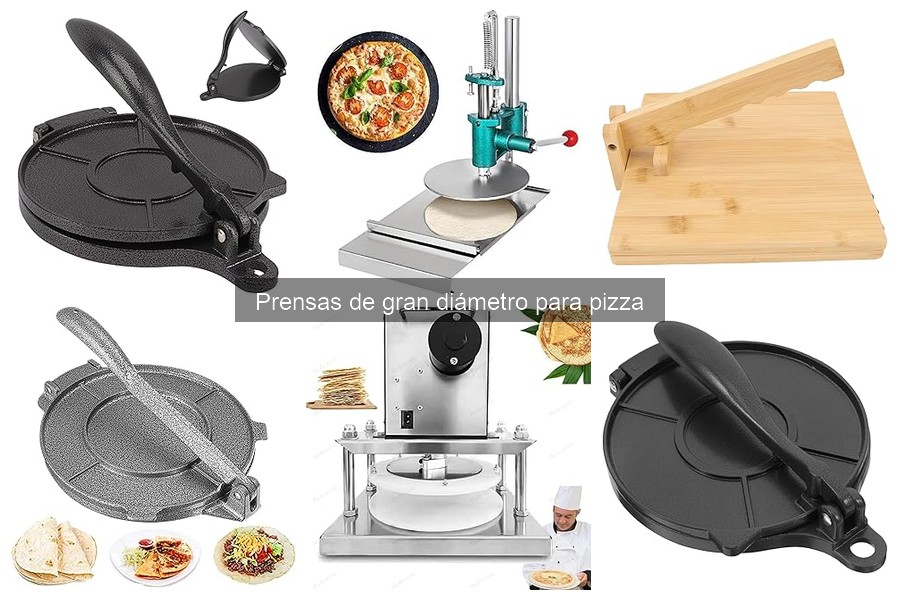 Utensilios esenciales para usar con prensas de pizza
